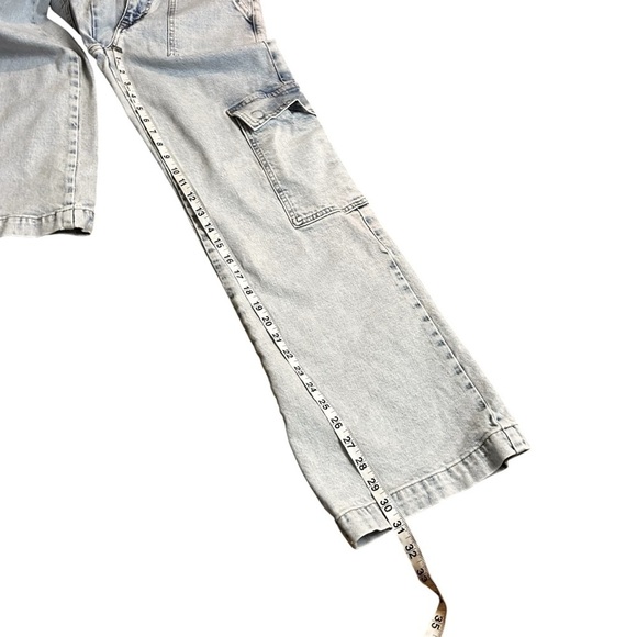 Mavi Alva Straight Leg Cargo Pants - Light Indigo- Size 25 - Picture 12 of 16